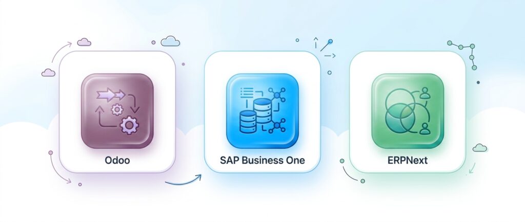 Odoo, SAP Business One and ERPNext — The next frontiers for small and medium-sized IT services companies
